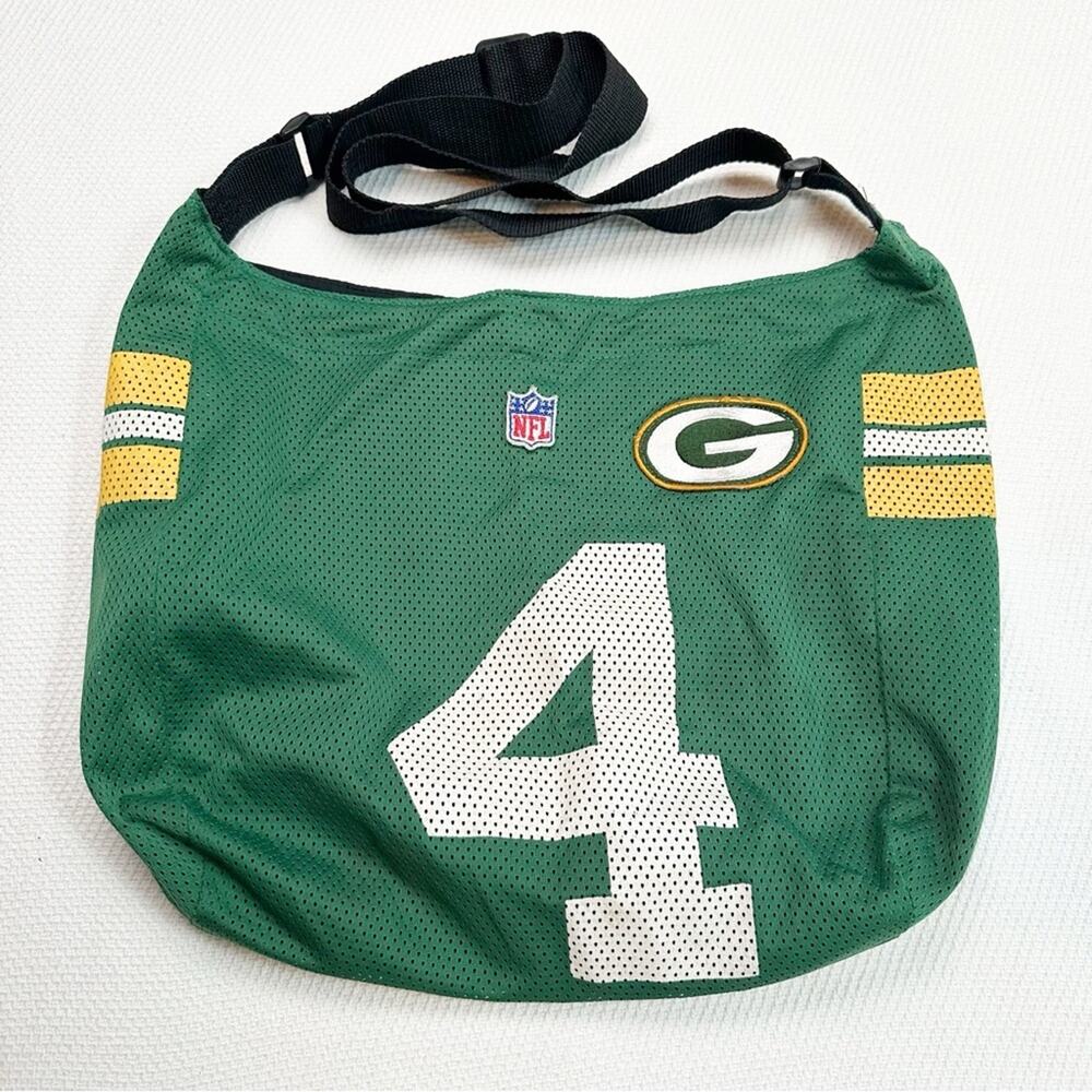 Green Bay Packers Brett Favre jersey crossbody purse